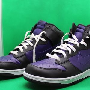 Rare Men's Nike Dunk High Purple/Black Size 13
